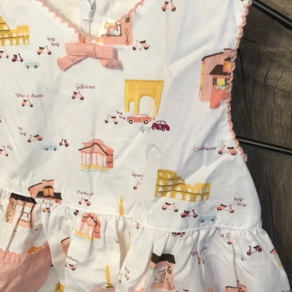 Gymboree White Travel Dress Size 12 - 18 months